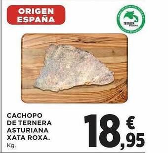 El Corte Inglés Cachopo de ternera asturiana xata roxa oferta