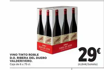 El Corte Inglés Vino tinto roble d.o. ribera del duero valderivero oferta