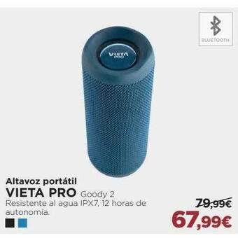 El Corte Inglés Altavoz portátil vieta pro oferta