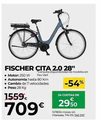 Feu Vert Fischer cita 2.0 18 oferta