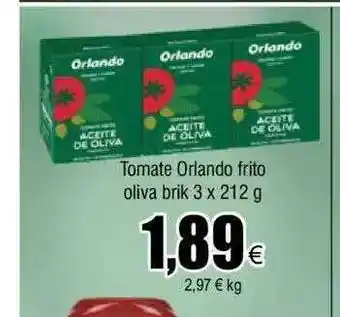 FROIZ Tomate orlando frito oliva brik oferta