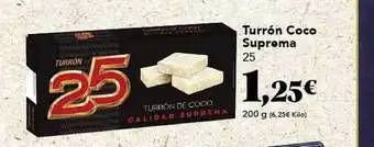 Gadis Turrón coco suprema oferta