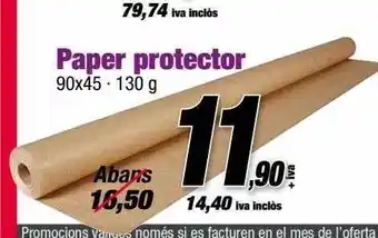 Paper protector