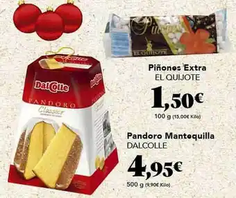 Gadis Piñones extra el quijote pandoro mantequilla dalcolle oferta