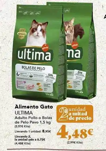 Gadis Alimento gato ultima oferta