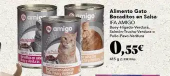Gadis Alimento gato bocaditos en salsa ifa amigo oferta