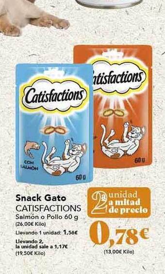 Gadis Snack gato catisfactions oferta