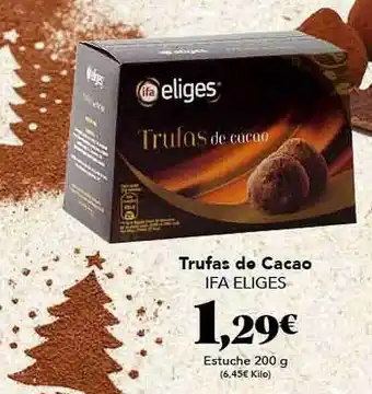 Gadis Trufas de cacao ifa eliges oferta