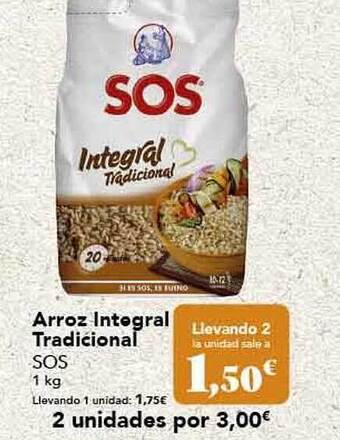 Gadis Arroz integral tradicional sos oferta