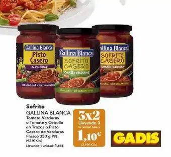 Gadis Sofrito gallina blanca oferta