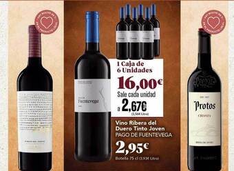 Gadis Vino ribera del duero tinto joven pago de fuentevega oferta