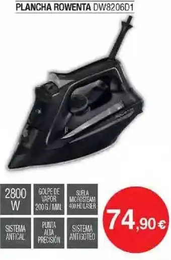 Milar Plancha rowenta dw8206d1 oferta