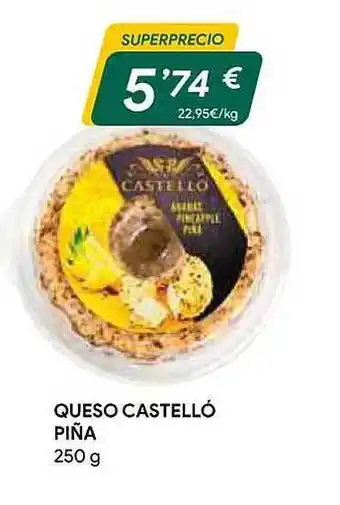 Masymas Queso castelló piña oferta
