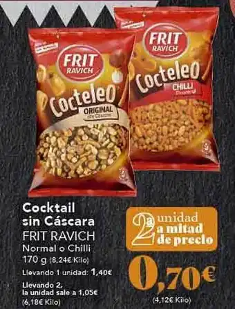 Gadis Cocktail sin cáscara frit ravich oferta