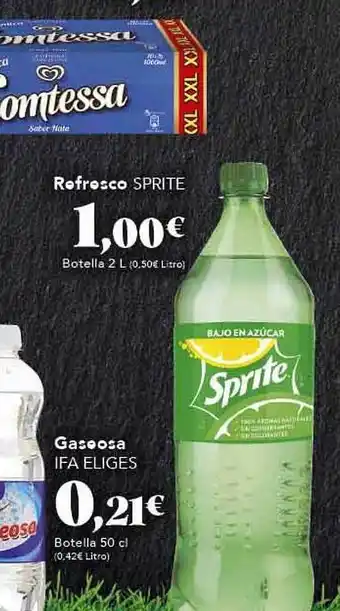 Gadis Refresco sprite gaseosa ifa eliges oferta