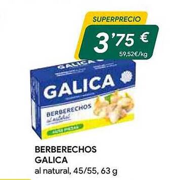 Masymas Berberechos galica al natural oferta