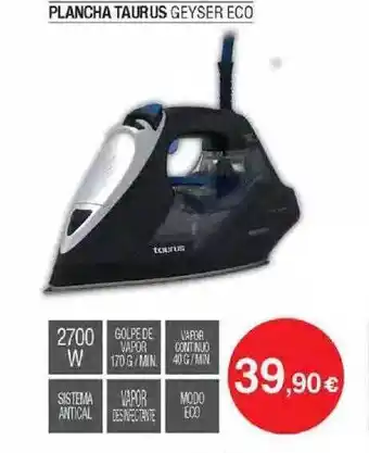 Milar Plancha taurus geyser eco oferta