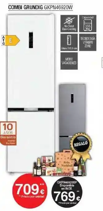 Milar Combi grundig gkpn46920w oferta