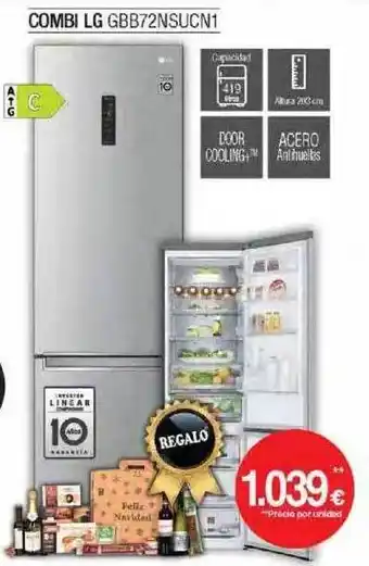 Milar Combi lg gbb72nsucn1 oferta