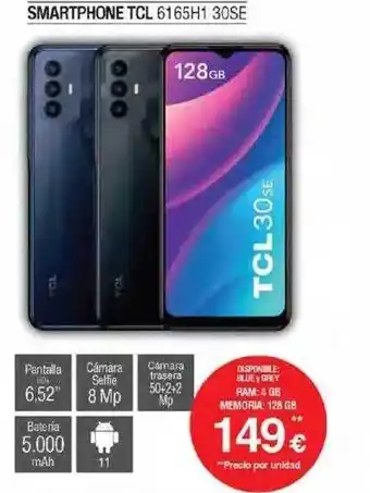 Milar Smartphone tcl 6165h1 30se oferta