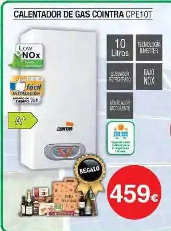 Milar Calentador de gas cointra cep10t oferta