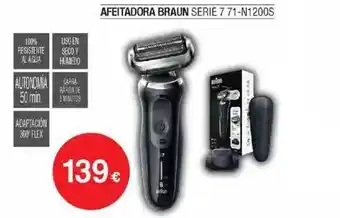 Milar Afeitadora braun serie 7 71-n1200s oferta