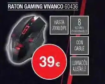 Milar Raton gaming vivanco 60436 oferta
