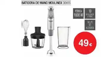 Batidora de mano moulinex dd655