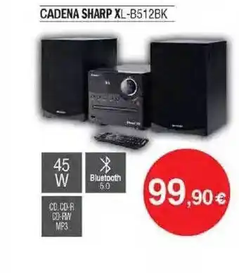 Cadena sharp xl-b512bk