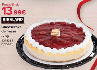 Costco Kirkland cheesecake de fresas oferta