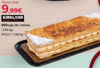 Costco Kirkland milhoja de crema oferta