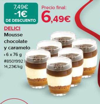 Costco Delici mousse chocolate y caramelo oferta