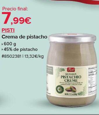 Costco Pisti crema de pistacho oferta