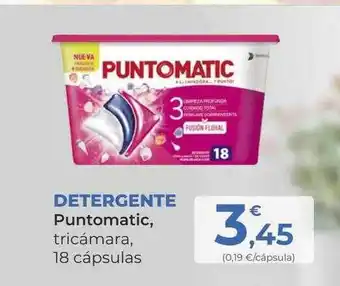 SPAR Gran Canaria Detergente puntomatic tricámara 18 cápsules oferta