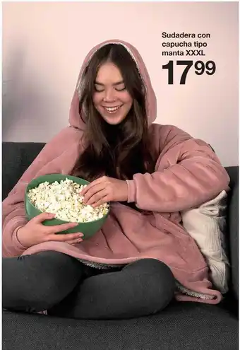 Zeeman Sudadera con capucha tipo manta xxxl oferta