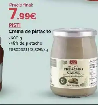 Costco Pisti crema de pistacho oferta