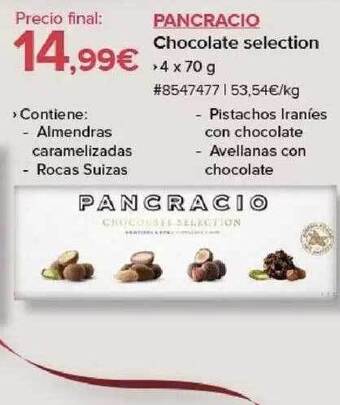 Costco Pancracio chocolate selection oferta