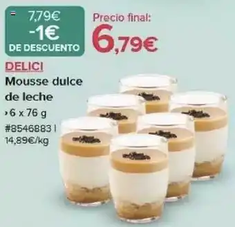 Costco Delici mousse dulce de leche oferta