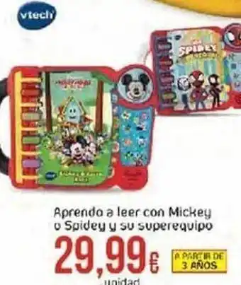 FROIZ Aprendo a leer con mickey o spidey y su superequipo oferta