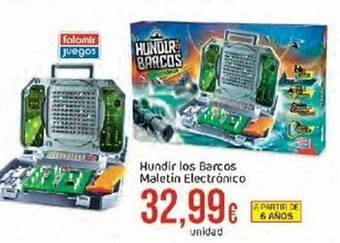 FROIZ Hundir los barcos maletín electrónico oferta