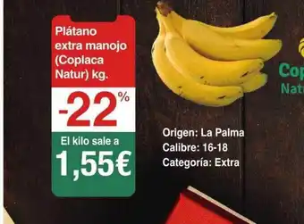 Spar La Palma Plátano extra manojo oferta