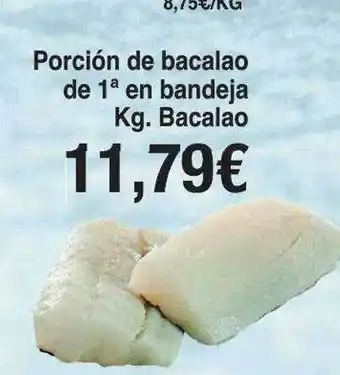 Spar La Palma Porción de bacalao de 1a en bandeja bacalao oferta