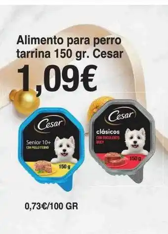 Spar La Palma Alimento para perro tarrina cesar oferta