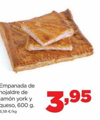 Alimerka Empanada de hojaldre de jamón york y queso oferta