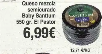 Spar La Palma Queso mezcla semicurado bayb santtum el pastor oferta