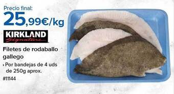 Costco Kirkland filetes de rodaballo gallego oferta