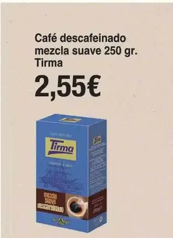 Spar La Palma Café descafeinado mezcla suave tirma oferta