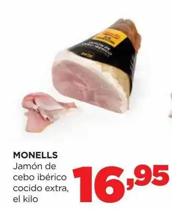 Alimerka Monells jamón de cebo ibérico cocido extra oferta
