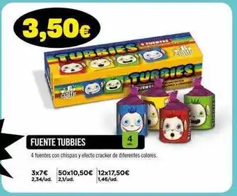 Fuente tubbies