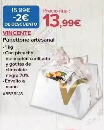 Costco Vincente panettone artesanal oferta